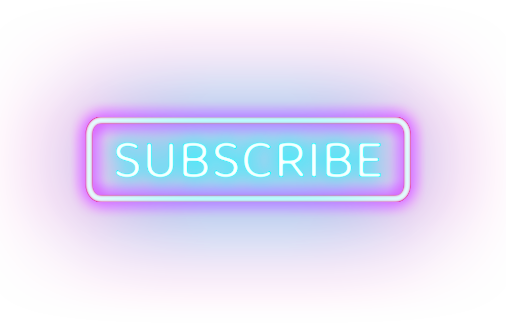 Neon Subscribe Signage